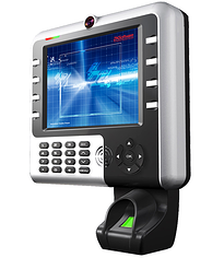 Biometric time & attendance reader.